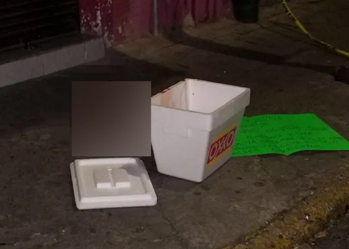 Foto: Abandonan cabeza humana en una hielera en México /Cortesía Foto: Abandonan cabeza humana en una hielera en México /Cortesía
