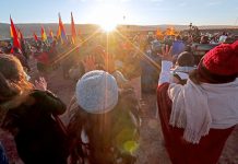 Foto: Bolivia festeja el año nuevo /cortesía