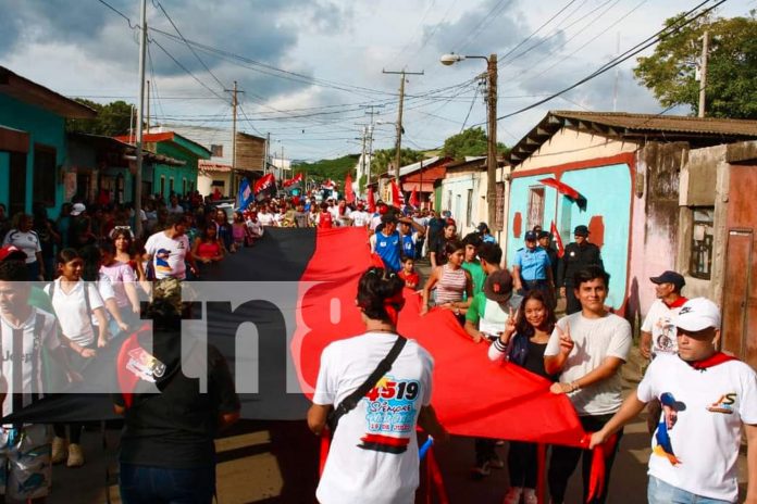 Foto: Diana y caminatas marcan el inicio del 45 aniversario de Diriamba/ TN8