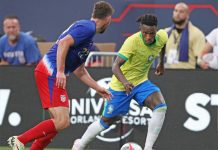 Brasil a mostrarse en Copa América