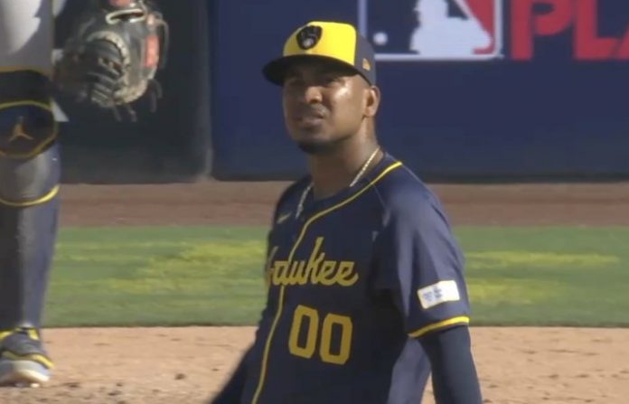 FOTO WEB Carlos, rodriguez, brewers, padres, san diego