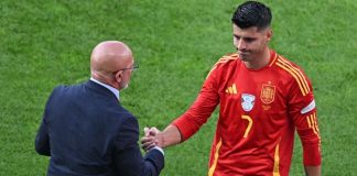 Alvaro Morata el capitán de "La Roja"