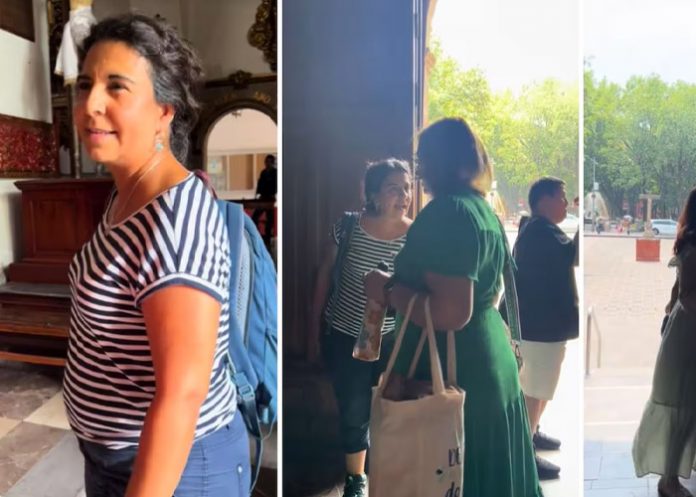 Foto: Usar short en una iglesia incita al pecado y ofende a Dios, afirma esta mujer / Cortesía