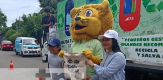 Campaña de educación ambiental sobre el reciclaje en Managua