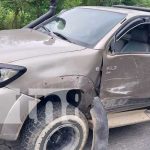 Triple choque en Nueva Segovia por «supuestas fallas mecánicas» Foto: Triple colisión en Nueva Segovia / TN8