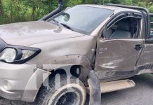 Foto: Triple colisión en Nueva Segovia / TN8