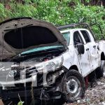 ¡El colmo! Otra camioneta se tira la corriente en Valle Gothel, Veracruz Foto: Camioneta arrastrada por corrientes en Valle Gothel, Veracruz, Managua / TN8