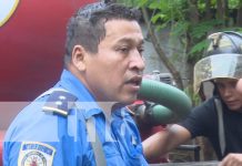 Foto: Teniente Julio Hernández Malespín, bombero ejemplar de Nicaragua / TN8