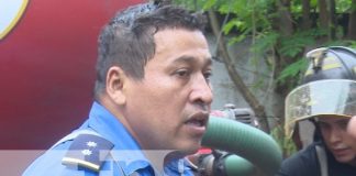 Foto: Teniente Julio Hernández Malespín, bombero ejemplar de Nicaragua / TN8