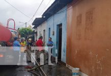 Foto: Incendio en una vivienda de Diriamba, Carazo / TN8