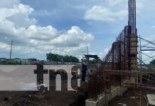 Foto: Avanza la construcción del estadio de fútbol en Chinandega / TN8
