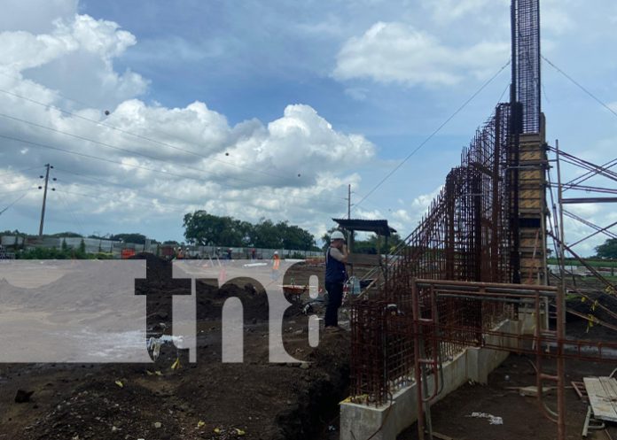 Foto: Avanza la construcción del estadio de fútbol en Chinandega / TN8 Foto: Avanza la construcción del estadio de fútbol en Chinandega / TN8