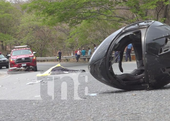 Foto: Fatal accidente de tránsito en la zona de Condega, Estelí / TN8