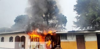Foto: Fuerte incendio puso en peligro a ancianos en Managua / TN8