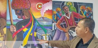 Foto: Exhibición de arte en Managua / TN8