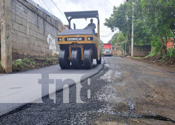 Foto: Mejores calles en el Distrito III de Managua / TN8 Foto: Mejores calles en el Distrito III de Managua / TN8