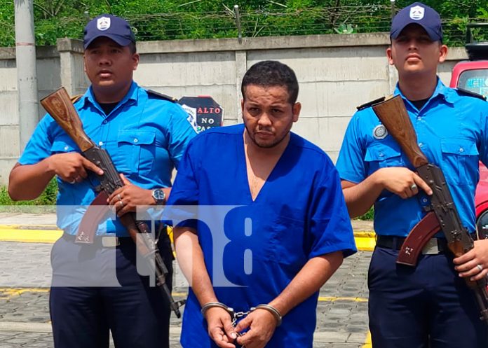 Foto: Capturan a sujeto que mató a su jefa en Managua / TN8 Foto: Capturan a sujeto que mató a su jefa en Managua / TN8