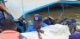 Foto: Ya van tres muertos por vuelco de embarcación en Puerto Sandino / TN8
