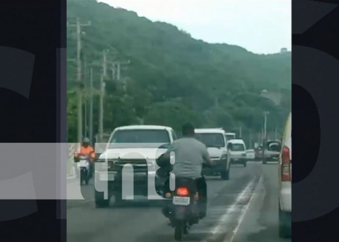 Foto: Captan imprudencias viales en zonas de Managua / TN8
