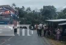 Motociclista sufre fracturas al esquivar a un niño en Matagalpa-Rancho Grande Accidente en carretera Matagalpa-Rancho Grande