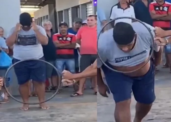 Foto: Hombre se viraliza en redes /cortesía Foto: Hombre se viraliza en redes /cortesía