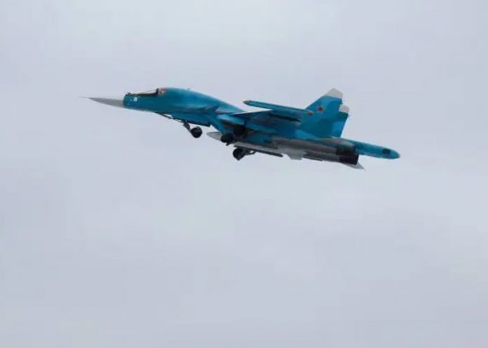 1 Foto: Caza Su-34 de las Fuerzas Aeroespaciales de Rusia se estrella en la provincia de Volgogrado / Cortesía