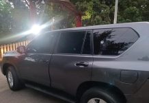 Disparan contra vehículo presidencial en Colombia Foto: Disparan contra vehículo presidencial en Colombia /cortesía