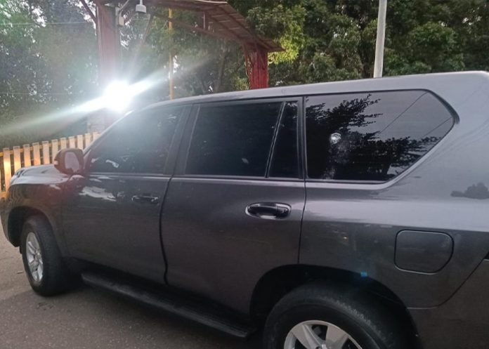Foto: Disparan contra vehículo presidencial en Colombia /cortesía Foto: Disparan contra vehículo presidencial en Colombia /cortesía