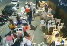 En Brasil un brutal asesinato captado por cámaras de vigilancia Foto: En Brasil un brutal asesinato captado por cámaras de vigilancia /créditos