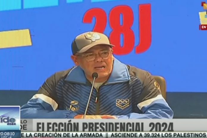 1 Foto: Jorge Rodríguez, Comando de campaña Venezuela Nuestra, condena cualquier intento de violencia/Cortesía