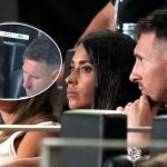 ¿Tóxica o avispa? Captan a Antonela viendo de reojo el celular de Messi (VIDEO) Foto: Antonela Roccuzzo intentando ver el celular de Messi /Cortesía