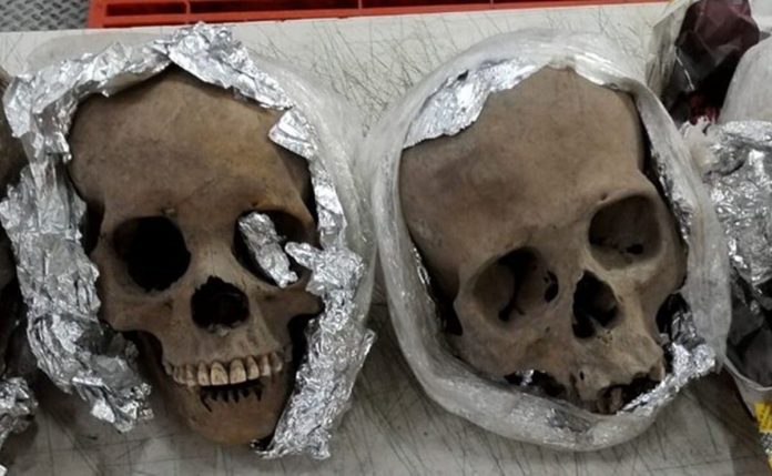 1 Foto: Niños Descubren 17 Cráneos Humanos Enterrados en Santuario de Uganda/Créditos