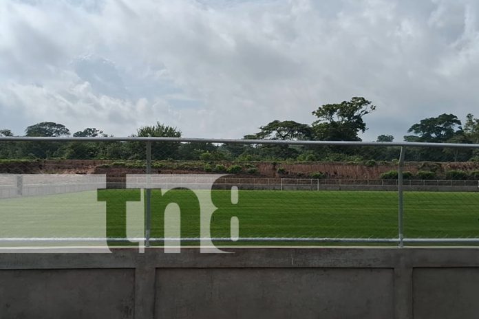 1 Foto: Estadio de Fútbol de Jinotepe listo para su gran inauguración/TN8
