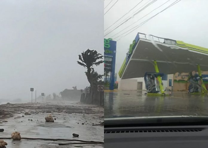 Foto: Beryl impacta en México /cortesía