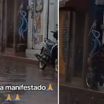 Tramposo: ‘inválido’ se levanta de su silla y la carga en plena inundación 'Inválido' se levanta de su silla en plena inundación
