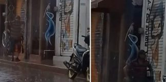 'Inválido' se levanta de su silla en plena inundación