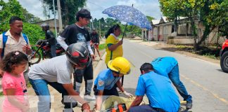 Foto: Motociclista termina sin piezas dentales tras fuerte accidente en Jalapa /TN8