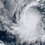 Huracán Beryl desciende a categoría 3 pero sigue siendo una amenaza mortal Foto: Huracán Beryl con vientos catastróficos /cortesía