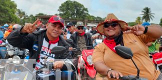 Foto: Militancia sandinista celebra 45 años de Revolución con una caravana en Bilwi/TN8