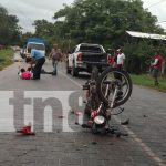 Motociclista impacta contra automóvil bajo efectos del alcohol en Jalapa Foto: Motociclista impacta contra automóvil bajo efectos del alcohol en Jalapa/TN8