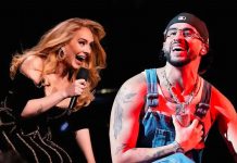 Foto: Adele confiesa su 'amor' por Bad Bunny durante un concierto en Las Vegas / Cortesía