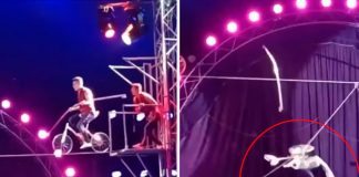 Foto: Muere acróbata al caer de la cuerda floja en Rusia/Cortesía