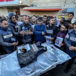 Alcanza los 160 el trágico saldo de periodistas asesinados en Gaza Foto: Dolor en Gaza /cortesía