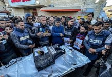 Alcanza los 160 el trágico saldo de periodistas asesinados en Gaza Foto: Dolor en Gaza /cortesía