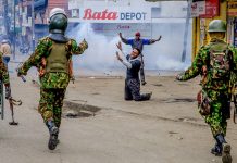 Policía de Kenia dispara contra manifestantes en protestas antigubernamentales Foto: Caos en Kenia /cortesía