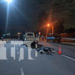 Motociclista perece tras impactar contra un camión en Tipitapa Foto: Motociclista perece tras impactar contra un camión en Tipitapa/TN8