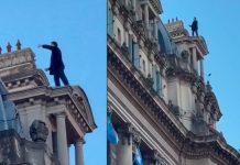 Hombre que asegura ser «Batman» siembra el pánico al querer lanzarse de un edificio Hombre que asegura ser "Batman" siembra el pánico al querer lanzarse de un edificio