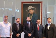 Foto: Laureano Ortega Murillo se reúne con delegaciones internacionales por el 45 Aniversario de la Revolución/ Cortesía