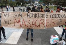 Hombres armados matan sin piedad a cinco personas en Colombia Asesinan a cinco personas en nueva masacre en Colombia