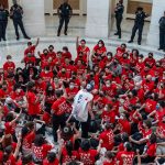 Gran protesta en Washington tras la llegada del primer ministro israelí Foto: Protestas en Washington tras la llegada de Netanyahu /Cortesía